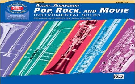 Aoa Pop Rock & Movie Solos Trumpet Bk/Cd