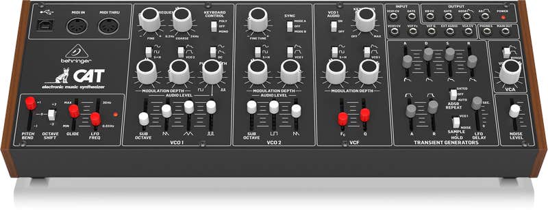 Duophonic synth top
