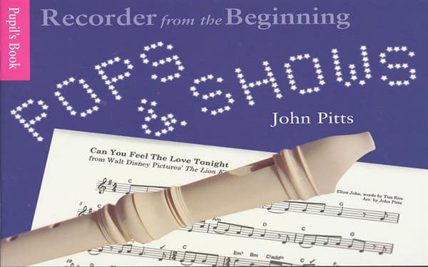 RECORDER BEGINNING POPS/SHOWS PUPIL