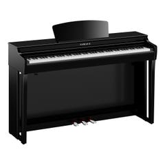 Yamaha CLP-725 Clavinova Digital Piano w/Bench - Polished Ebony