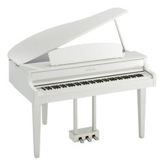 Yamaha CLP-765GPWH Clavinova Digital Grand Piano w/Matching Bench - Polished White