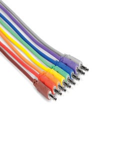 HOSA Unbalanced Patch Cables 3.5 mm TS to Same (3ft) (8 Pack)
