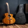 Cole Clark CCSAN1EC-BLBL Studio GA Acoustic Guitar - Blackwood