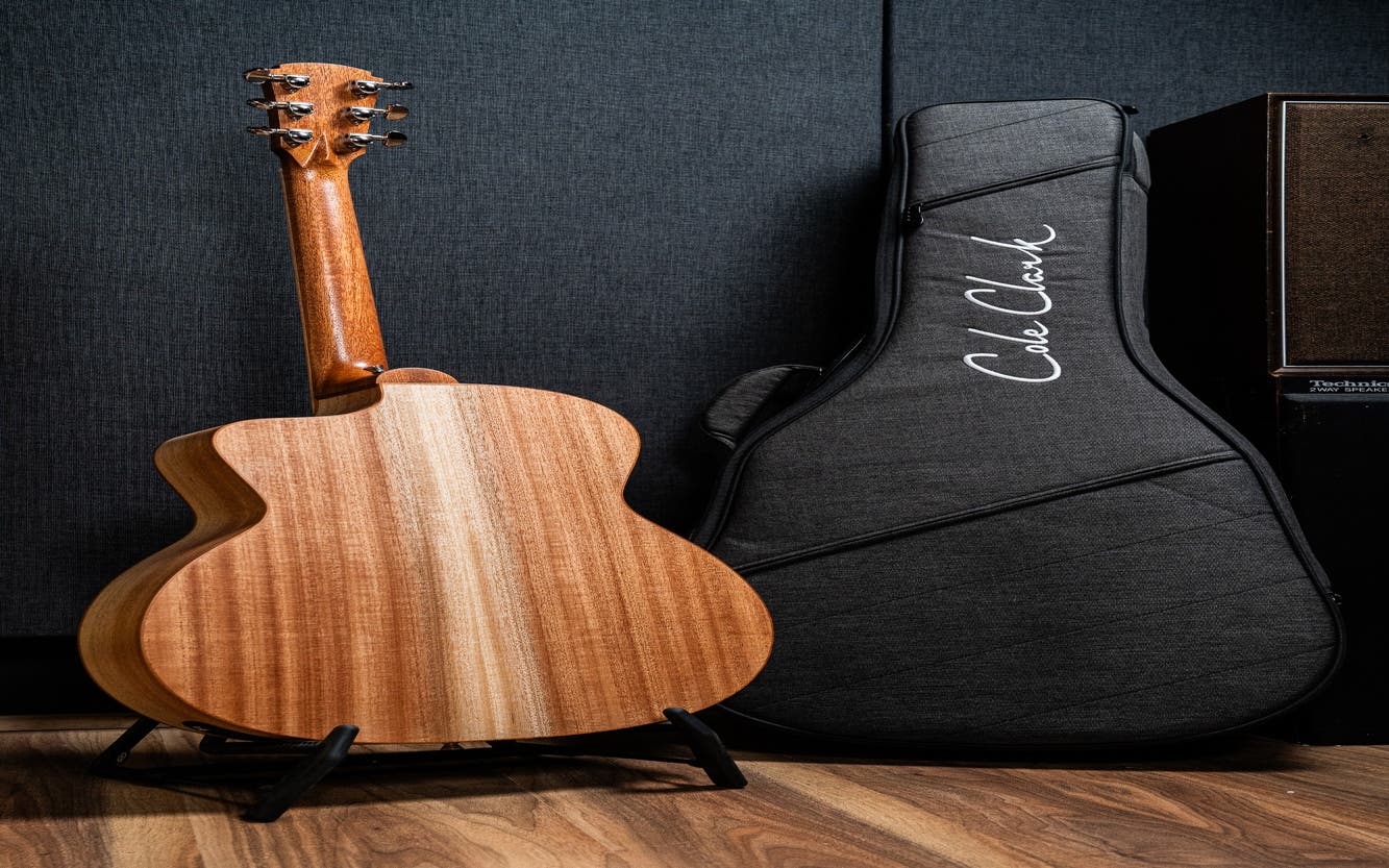 Cole Clark CCSAN1EC-BM Studio GA Acoustic Guitar - Bunya / Maple