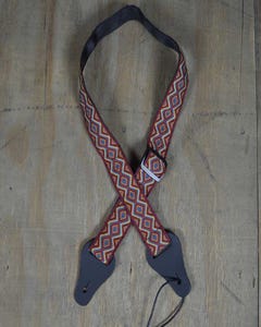 Colonial Leather Jacquard/Poly Ukulele Strap