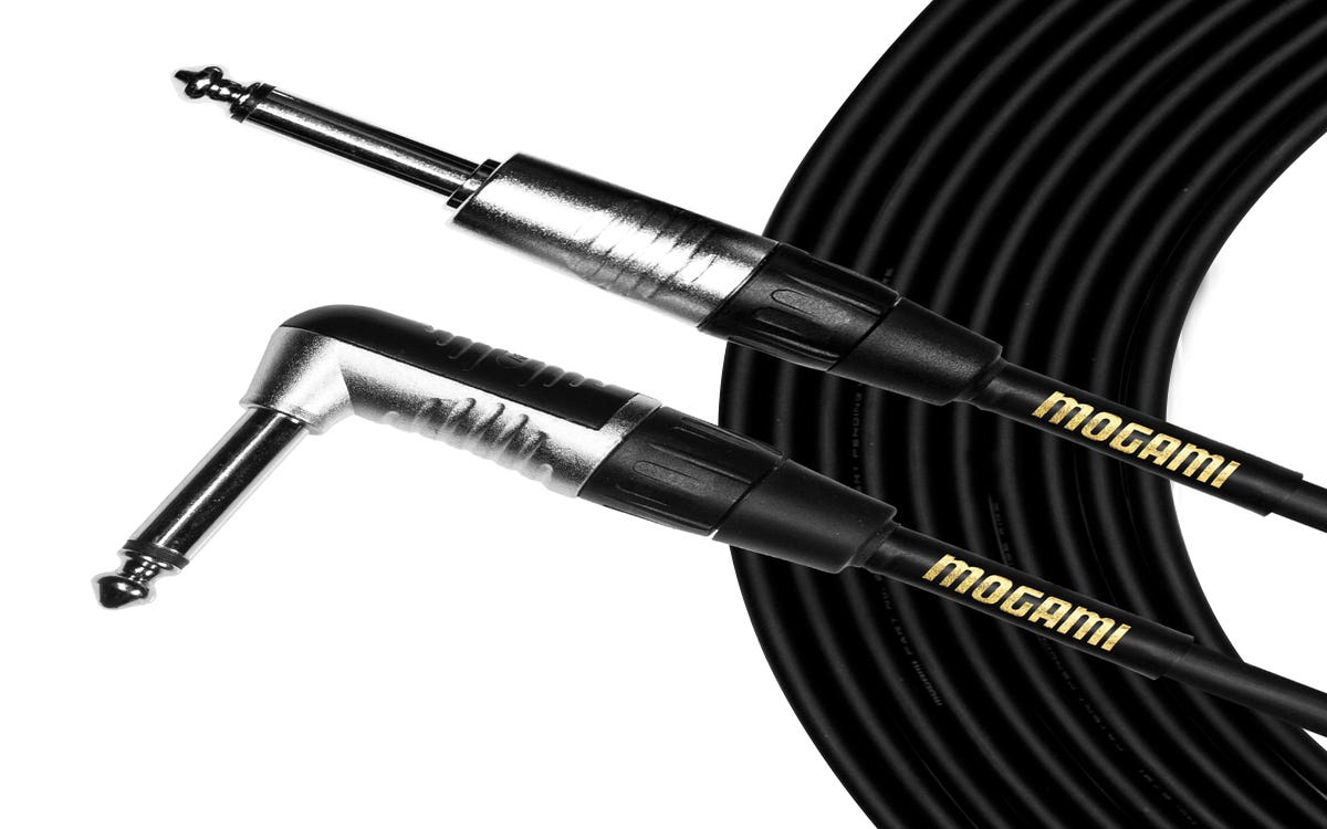 Mogami CorePlus Instrument Cable Straight - Right - 10ft