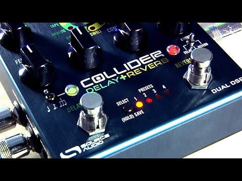 Source Audio Collider Stereo Delay + Reverb Pedal