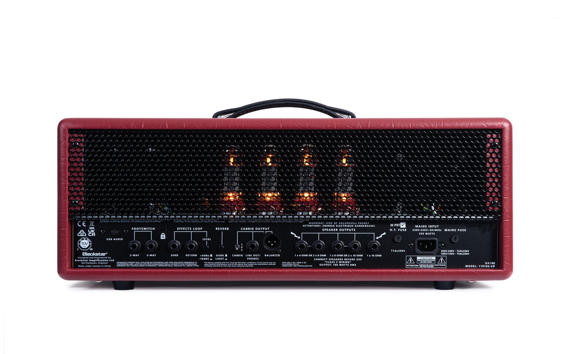 Blackstar HT STAGE 100H MKIII Doug Aldrich Signature Head - Ruby