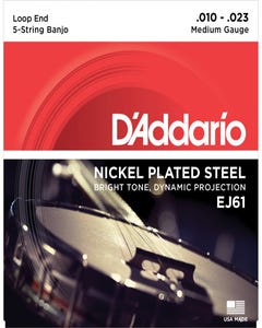 D'Addario EJ61 10-23 Banjo String Set - Medium