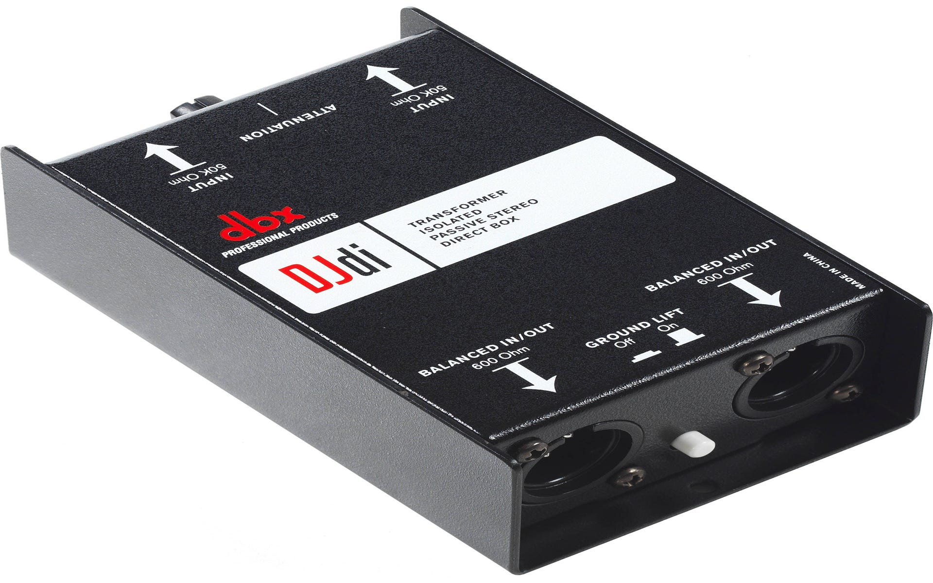 DBX DJDI Passive 2-Ch DI Box