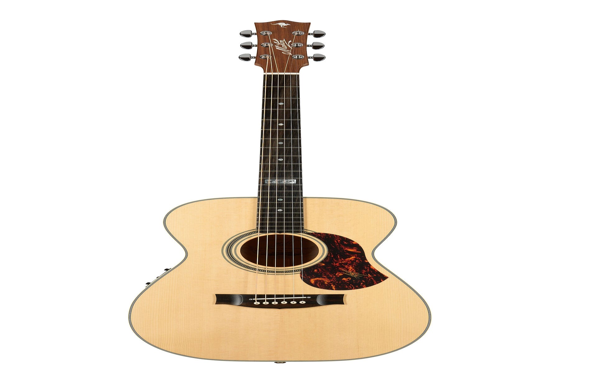 Maton EBG808TE Tommy Emmanuel Acoustic Electric Guitar w/Case - Natural Satin