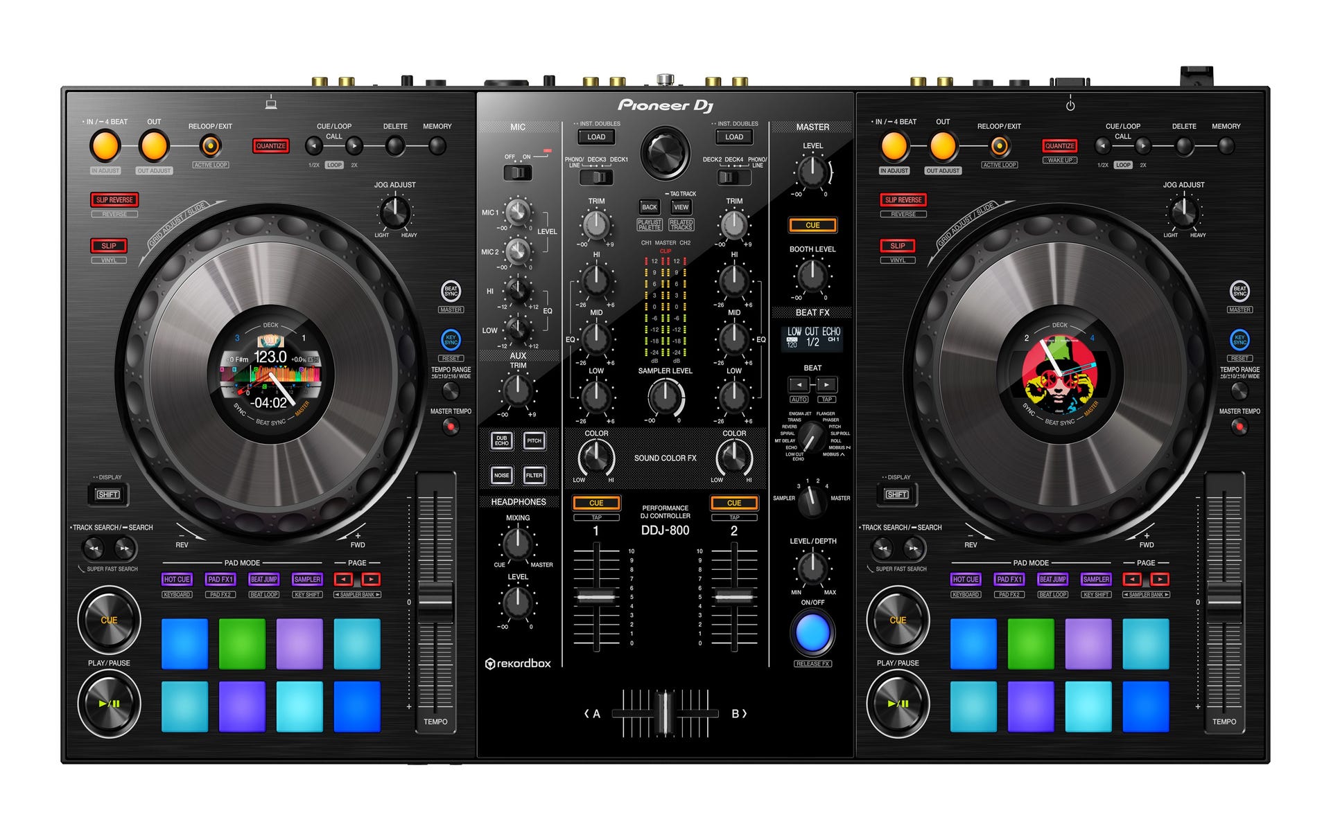 Pioneer DDJ-800 2-Channel Portable DJ Controller for rekordbox dj