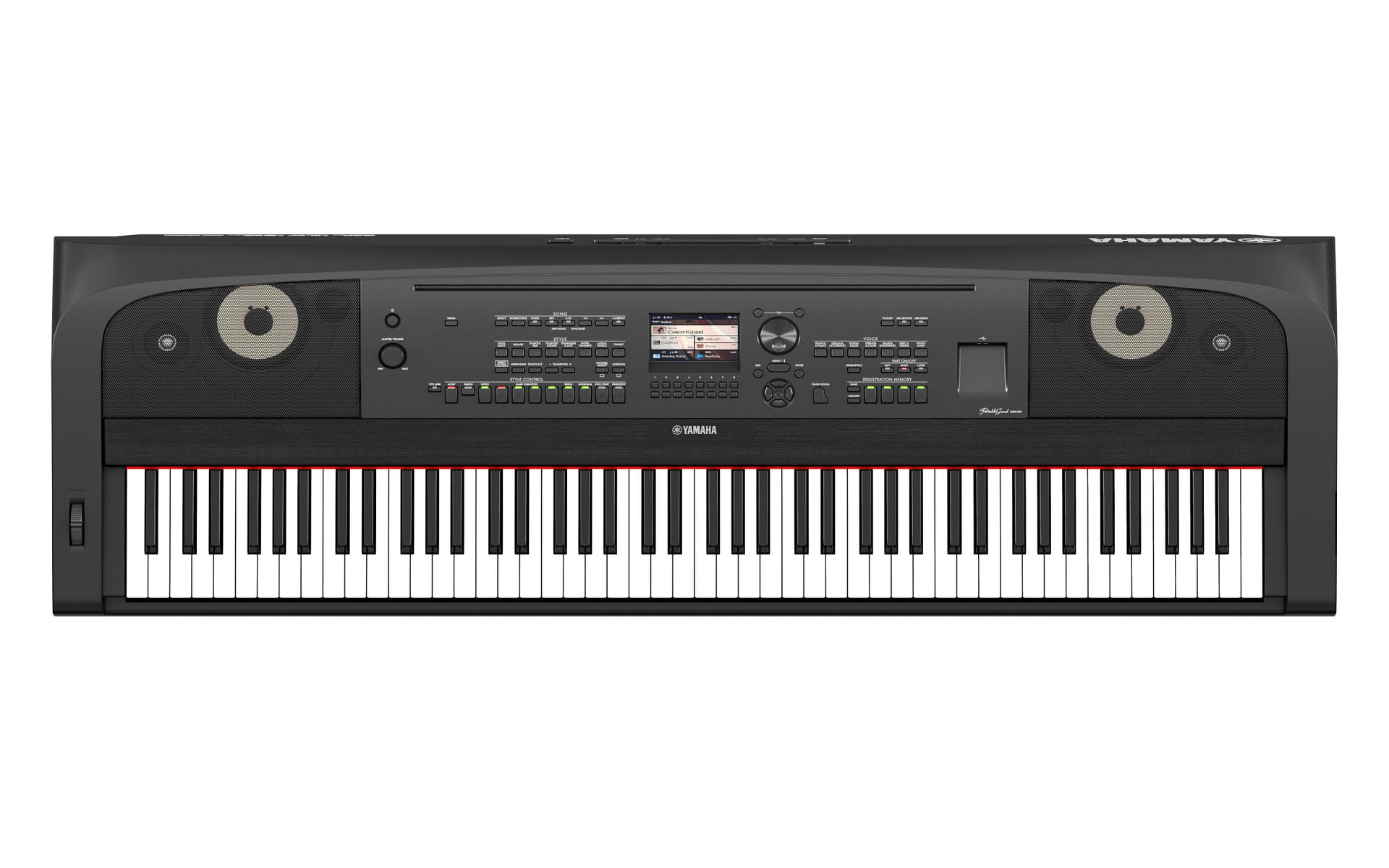 Yamaha DGX-670B Portable Grand Piano w/Stand and Pedal Unit - Black