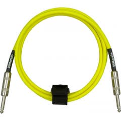 DiMarzio Braided Instrument Cable 18ft (5.5m) Neon Yellow
