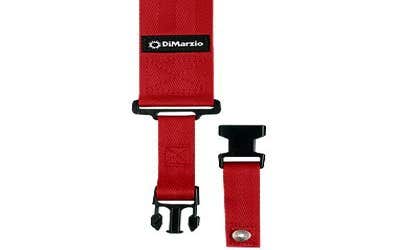 Dimarzio Clip-Lock Guitar Strap - Red