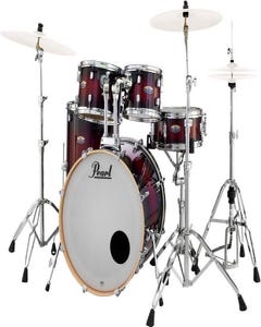 Pearl Decade Maple 22" Fusion Plus Drum Kit w/Hardware - Gloss Deep Red Burst
