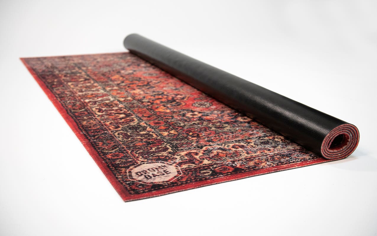 DRUMnBASE VP185 ORD Original Red Stage Mat - 185 x 160cm (290200)