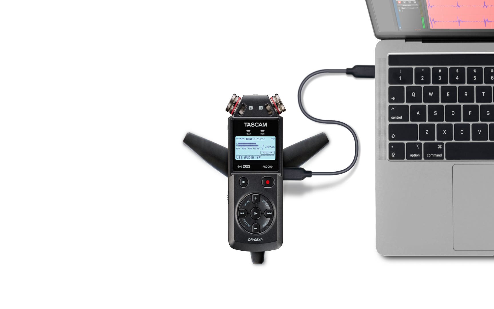 TASCAM DR-05XP 2ch Portable 32-bit Handheld Recorder w/USB-C