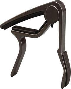Dunlop Acoustic Guitar Trigger Capo - Smoked Chrome