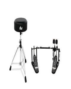 DW 2pc Hardware Pack. Inc: 3000 Series Double Pedal & Stool