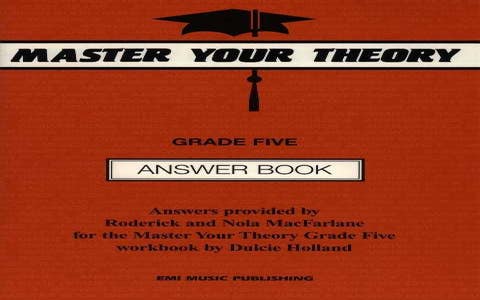 Master Your Theory Answer Bk 5
