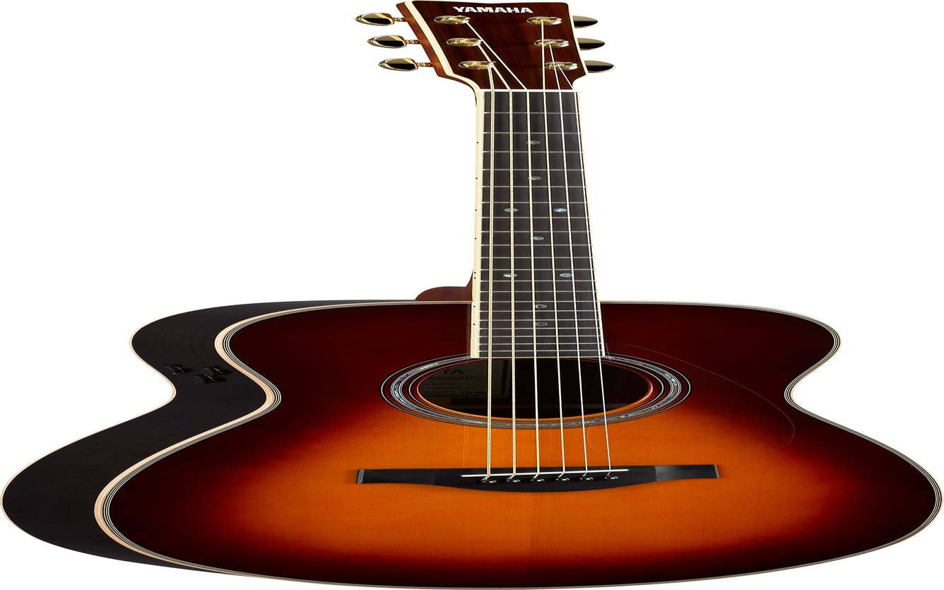 Yamaha TransAcoustic Concert Guitar w/Hard Bag - Brown Sunburst