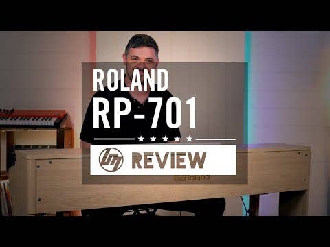 Roland RP701 Digital Piano w/Matching Bench - Contemporary Black