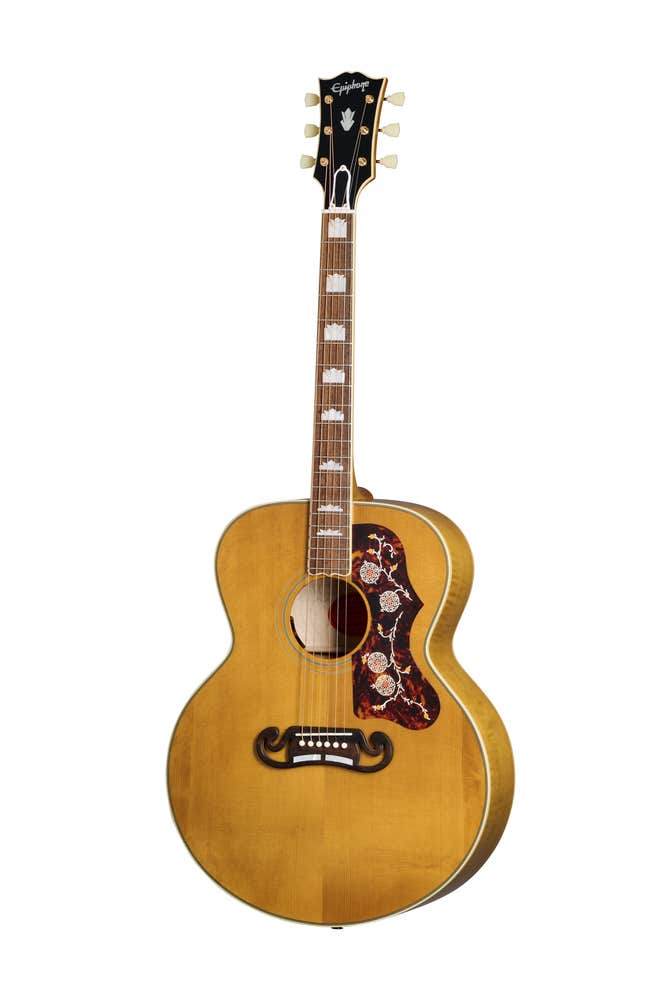 Epiphone 1957 SJ 200 w Case Antique Natural Better Music