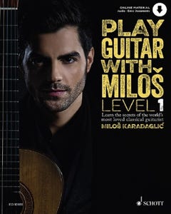 Play Guitar With Milos Level 1 Book & Online Mat