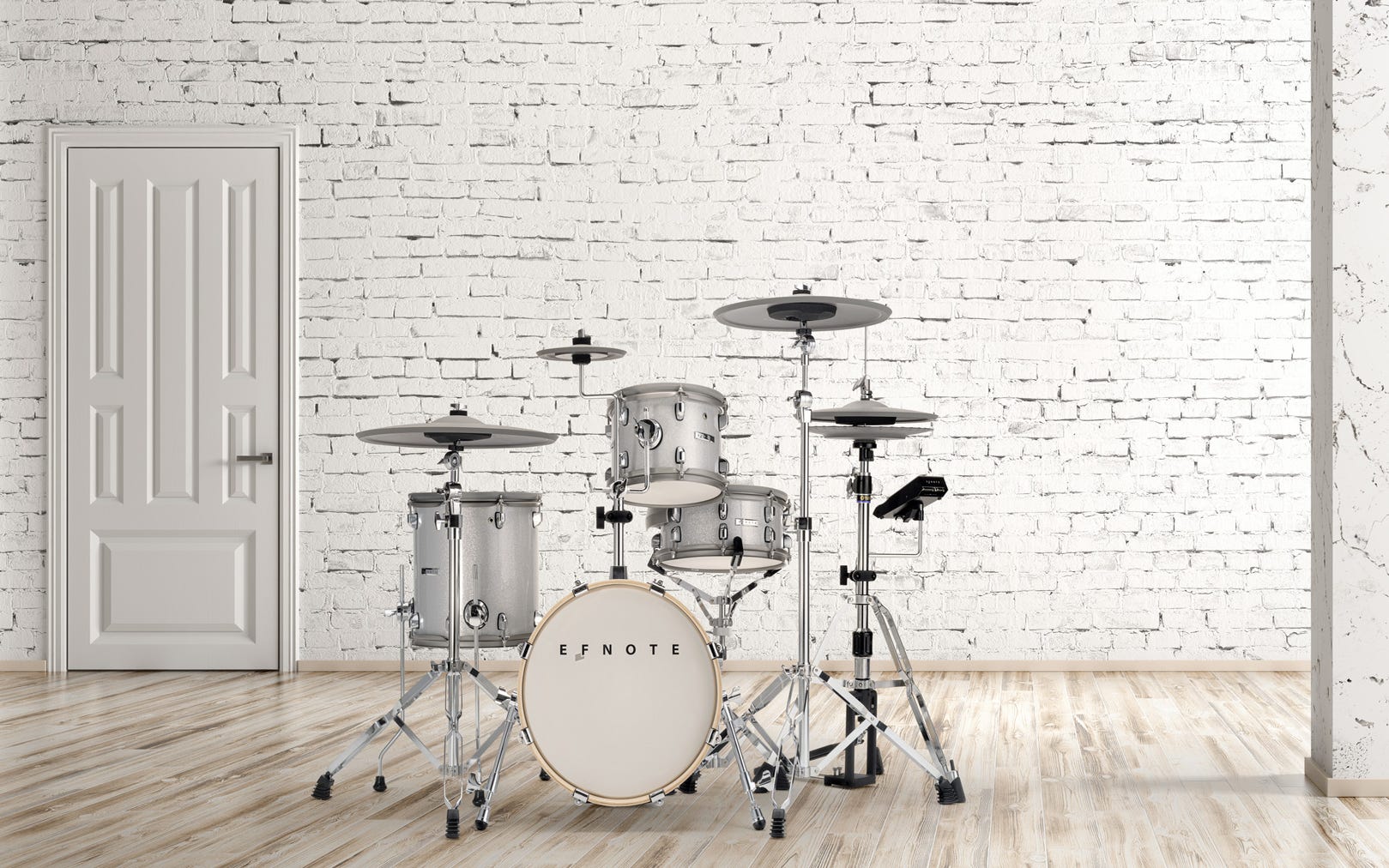 EFNOTE EST-5 Electronic Drum Kit w/A+C+D Pack