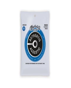 Martin Authentic 92/8 Acoustic Guitar Strings - Medium 13-56 (MA550)