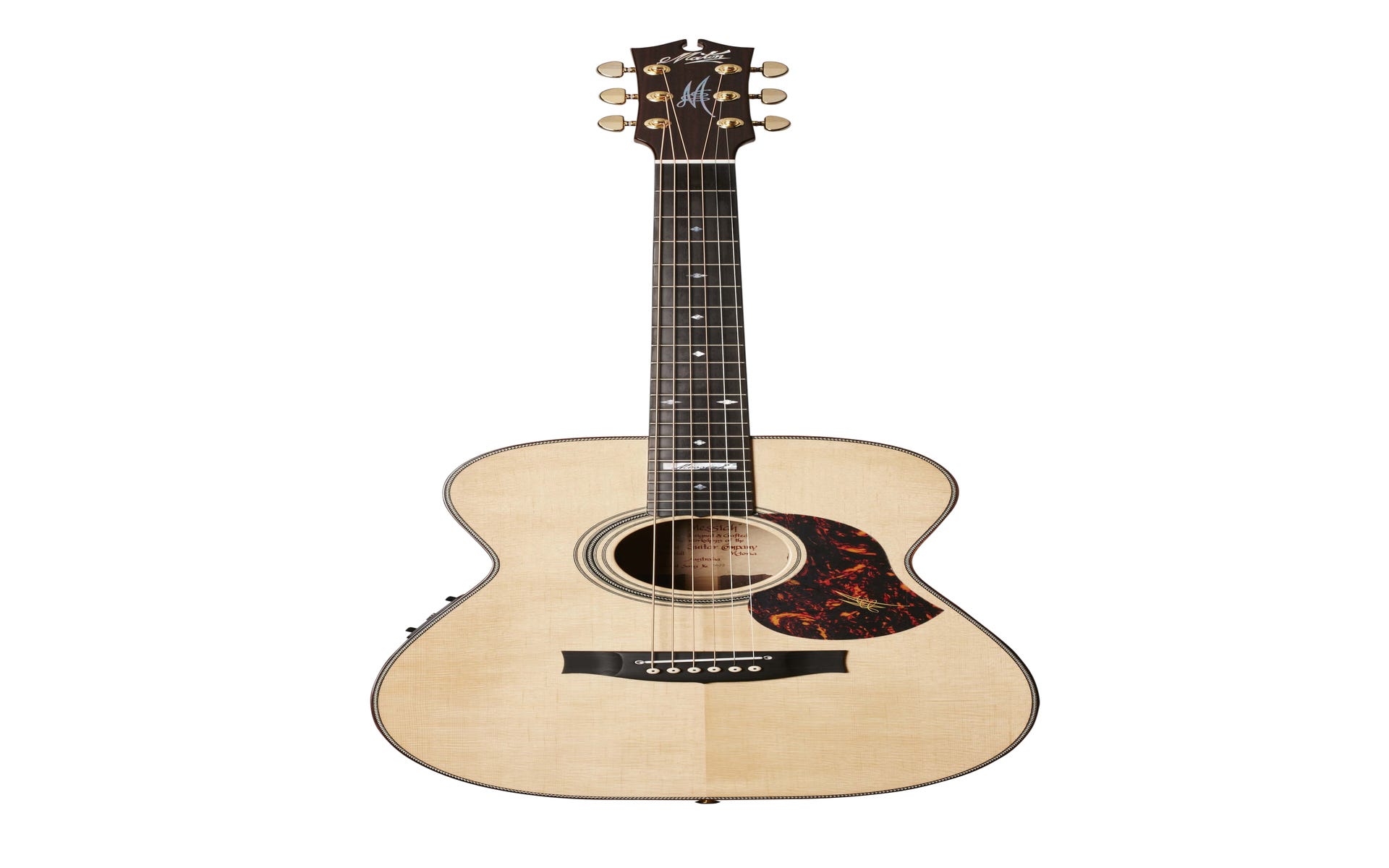 Maton EM100-808 Messiah Acoustic Electric Guitar w/Case - Natural Gloss