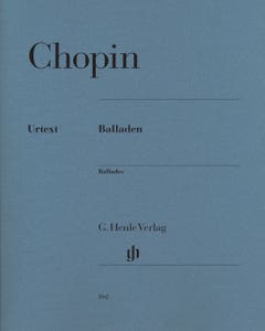 CHOPIN : BALLADES REVISED EDITION (HENLE)