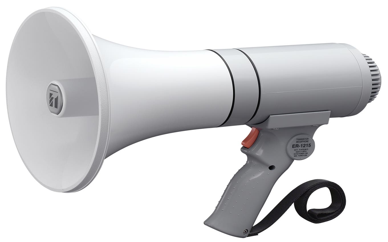 TOA ER-1215 (23W max.) Hand Grip Type Megaphone
