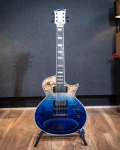 ESP E-II Eclipse Guitar w/Case - Blue Natural Fade
