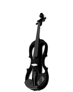 Carlo Giordano Electric Violin 3/4 - Black (EV202CBK3/4)