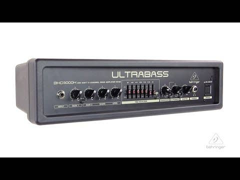Behringer Ultrabass BXD3000H Bass Amp Head