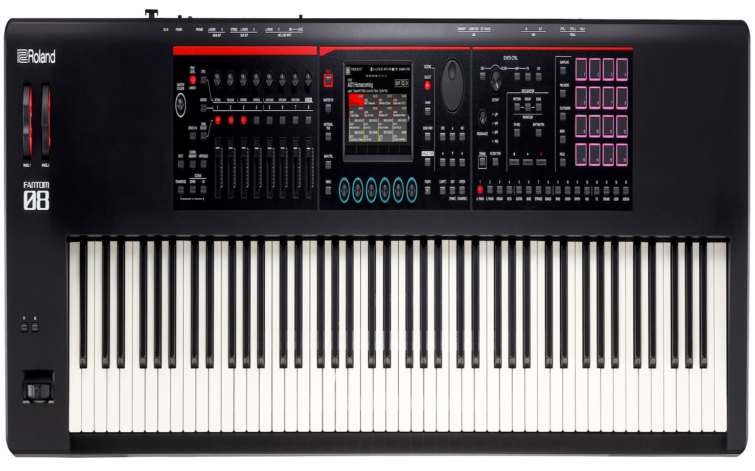 Roland FANTOM-08 Synthesizer Workstation Keyboard