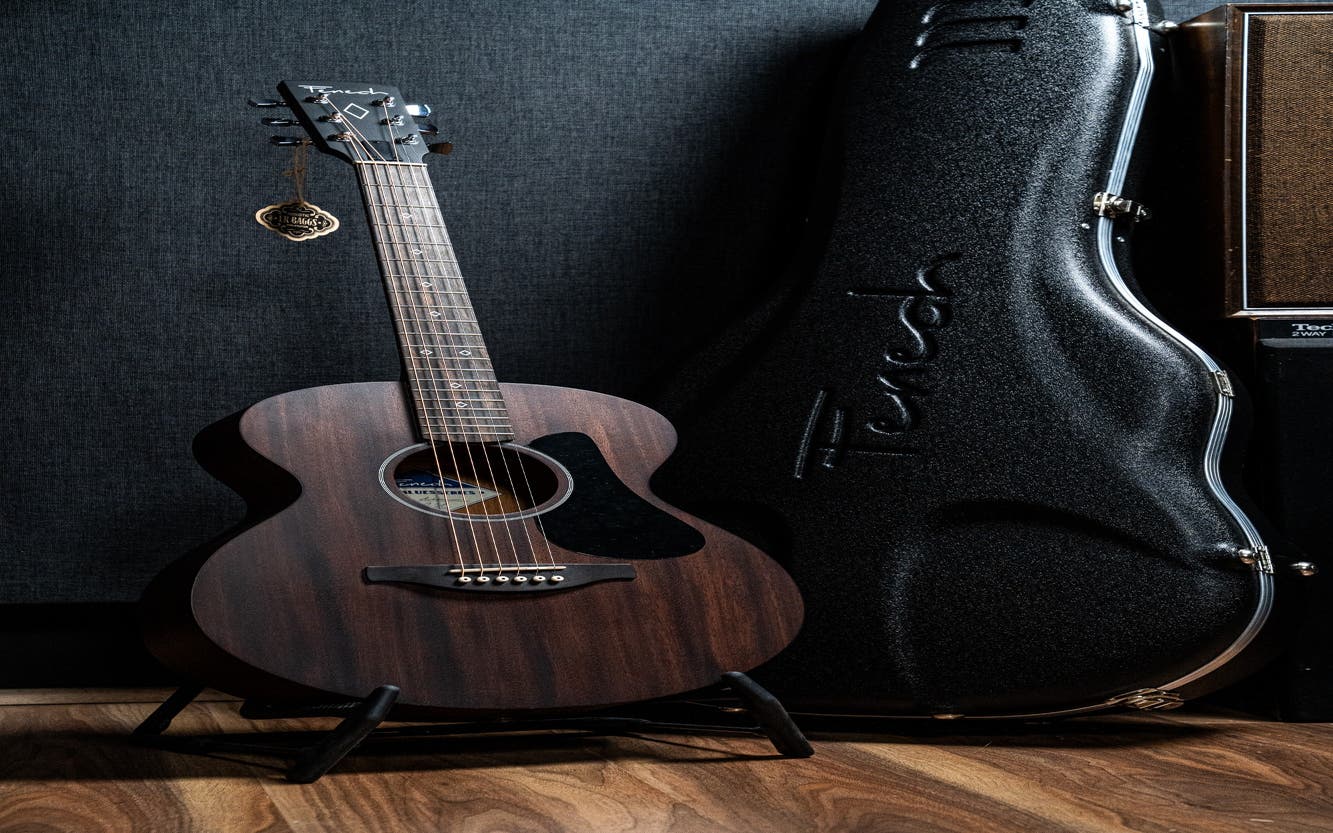 Fenech Delta Blues STAGE Auditorium Acoustic Guitar - Mahogany
