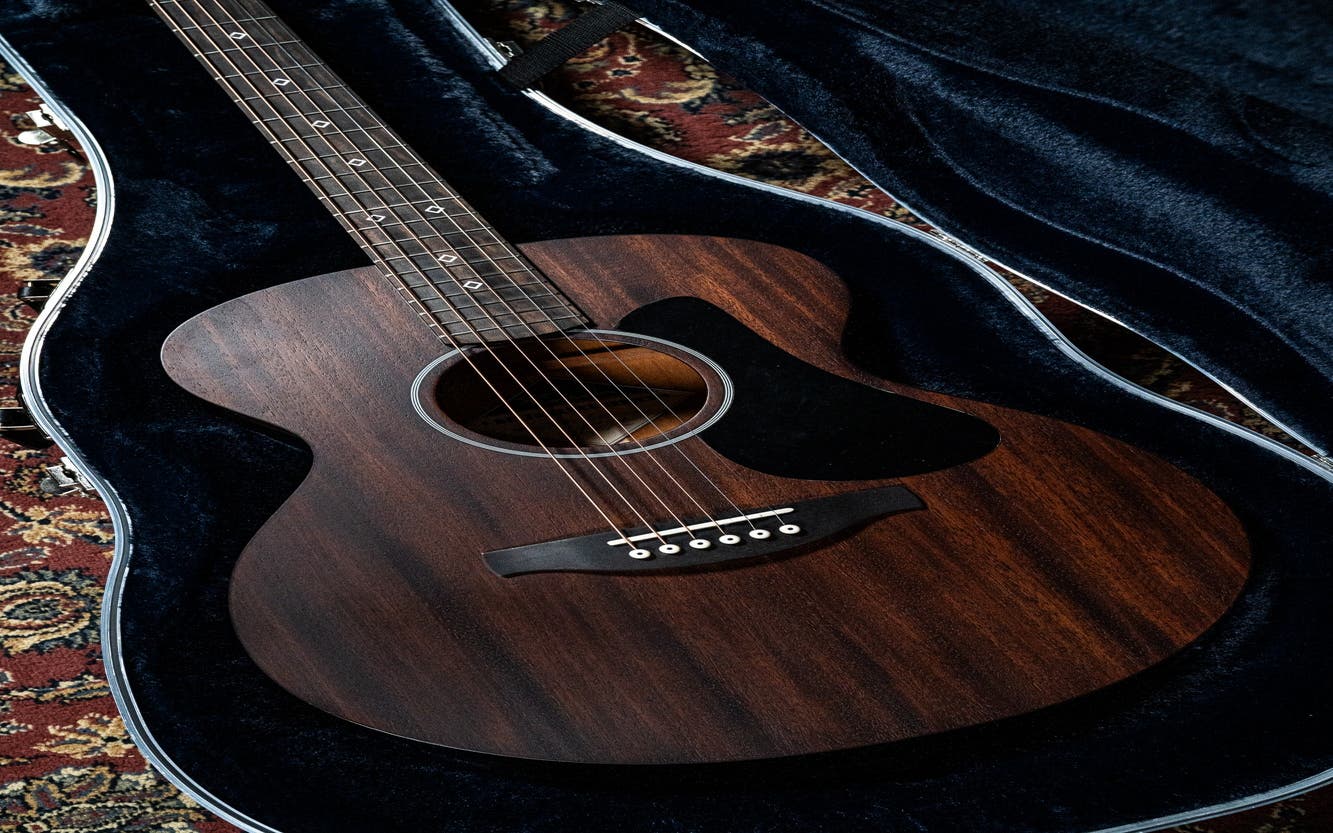 Fenech Delta Blues STAGE Auditorium Acoustic Guitar - Mahogany