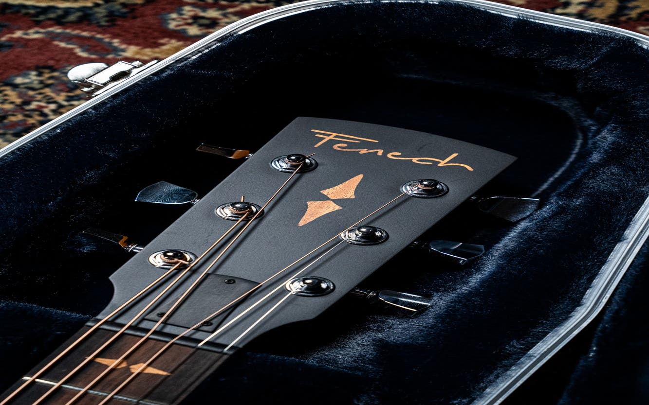 Fenech Guitars VTHGAc-CMP VTH Series Grand Auditorium Cutaway – Camphor