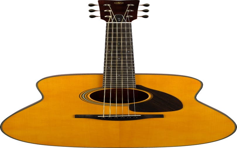 Yamaha FG5 Red Label Acoustic Guitar w/Case - Vintage Natural Gloss