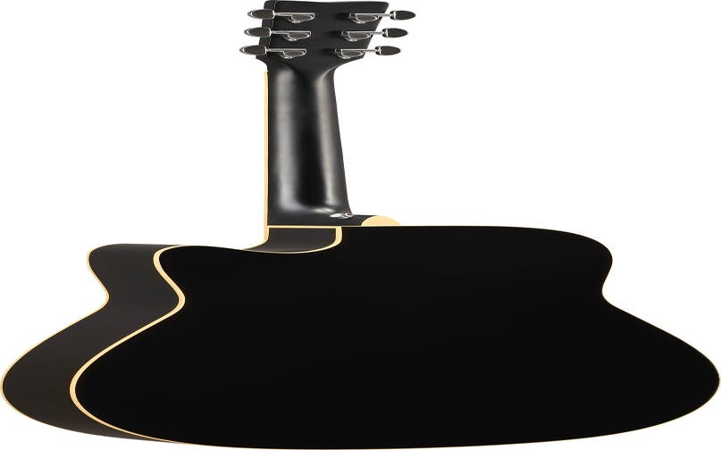 Yamaha FGC-TA TransAcoustic Dreadnaught Guitar w/Cutaway - Black