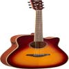 Yamaha FGC-TA TransAcoustic Dreadnaught Guitar w/Cutaway - Brown Sunburst