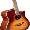 Yamaha FGC-TA TransAcoustic Dreadnaught Guitar w/Cutaway - Brown Sunburst
