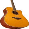 Yamaha FGC-TA TransAcoustic Dreadnaught Guitar w/Cutaway - Vintage Tint