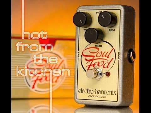 Electro Harmonix Soul Food Transparent Overdrive Pedal