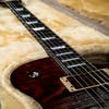 Fibenare Basic Jazz Solid Body - Red Burst Charcoal
