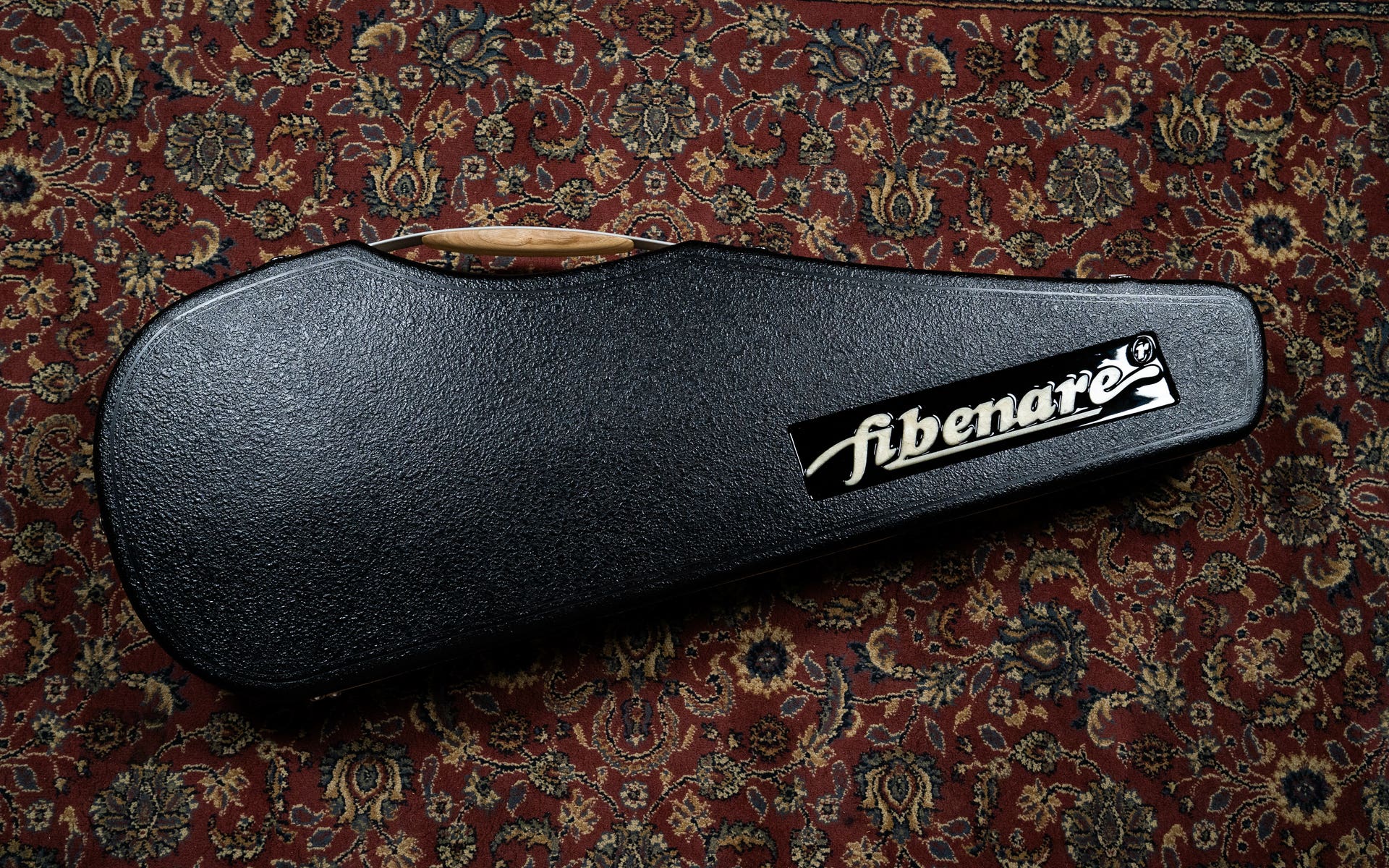 Fibenare Basic Jazz Solid Body - Red Burst Charcoal