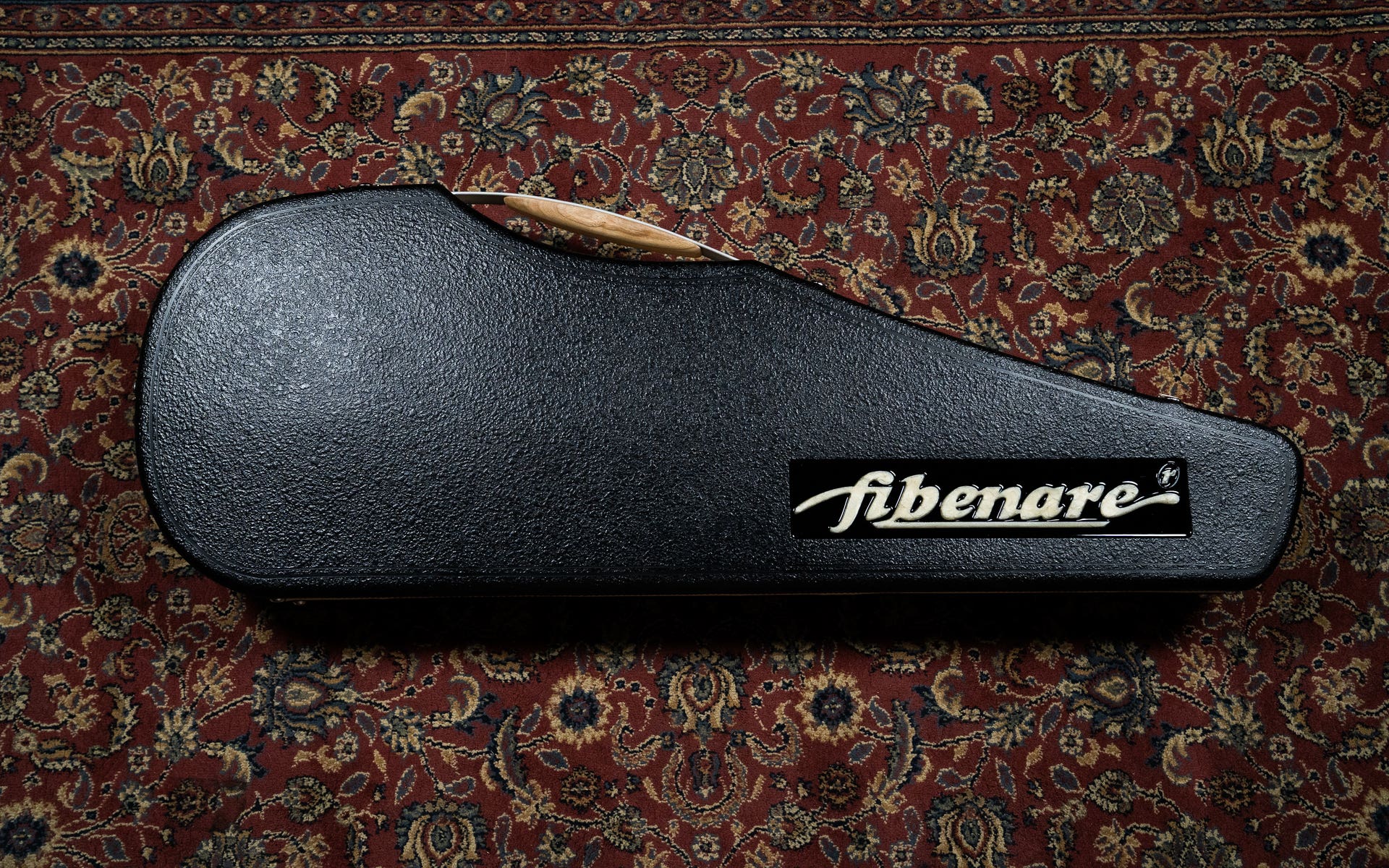 Fibenare Basic Jazz Solid Body - Red Burst Charcoal